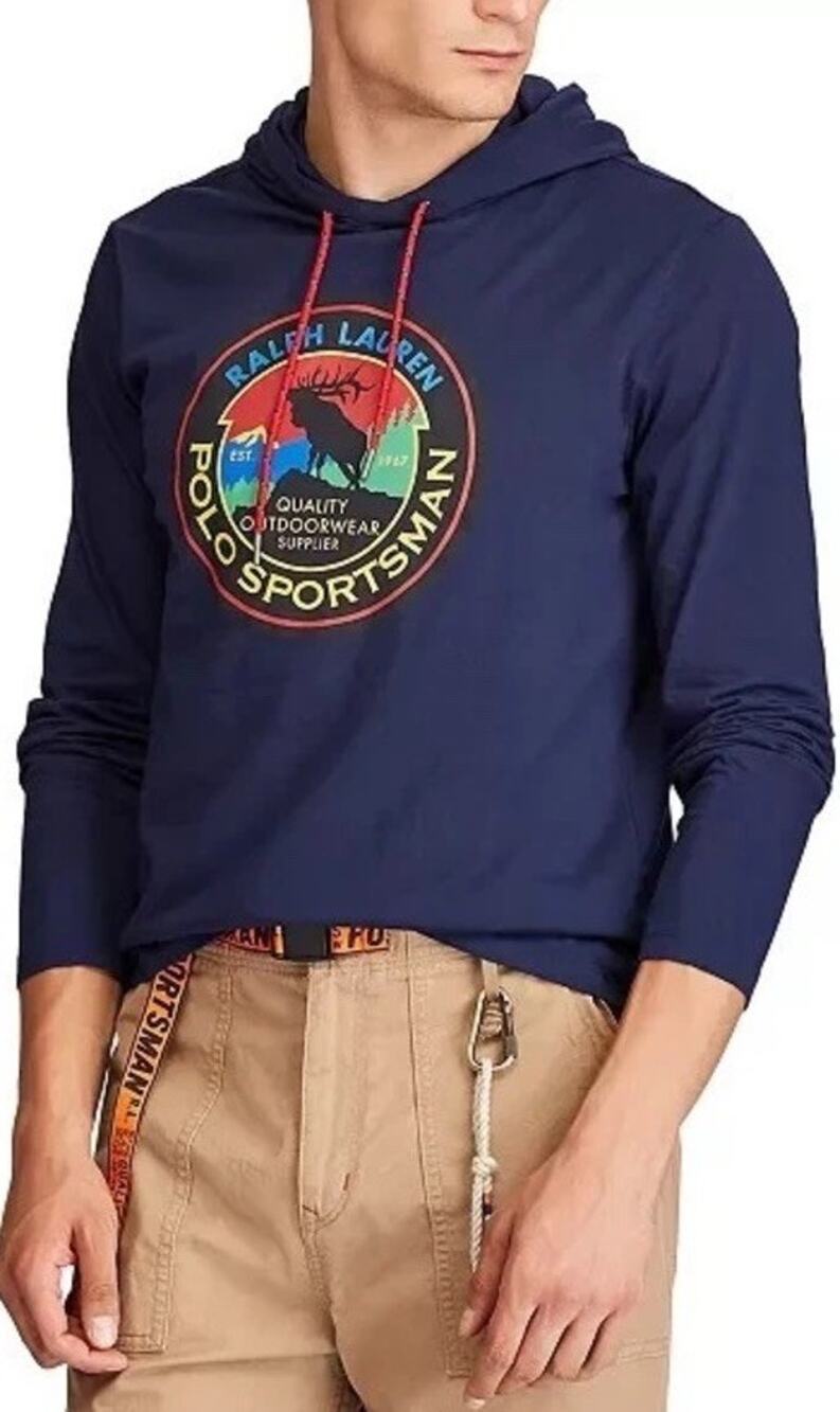 Polo Ralph Lauren Sportsman Hooded T-Shirt size small NWT